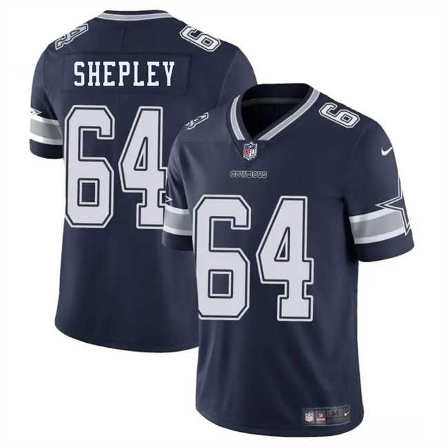 Men & Women & Youth Dallas Cowboys #64 Dakoda Shepleys Navy Blue 2025 Vapor Untouchable Limited Stitched Jersey->dallas cowboys->NFL Jersey